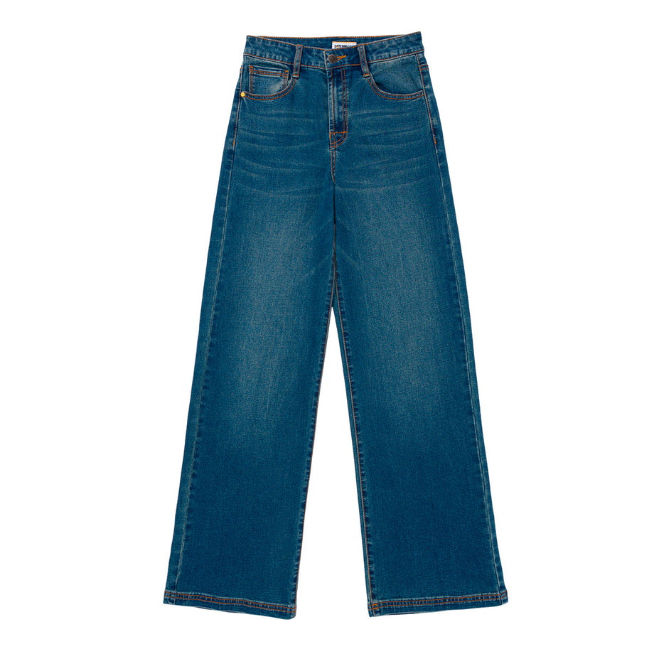 Jeans Triblend Wide Leg para mujer color azul Caterpillar