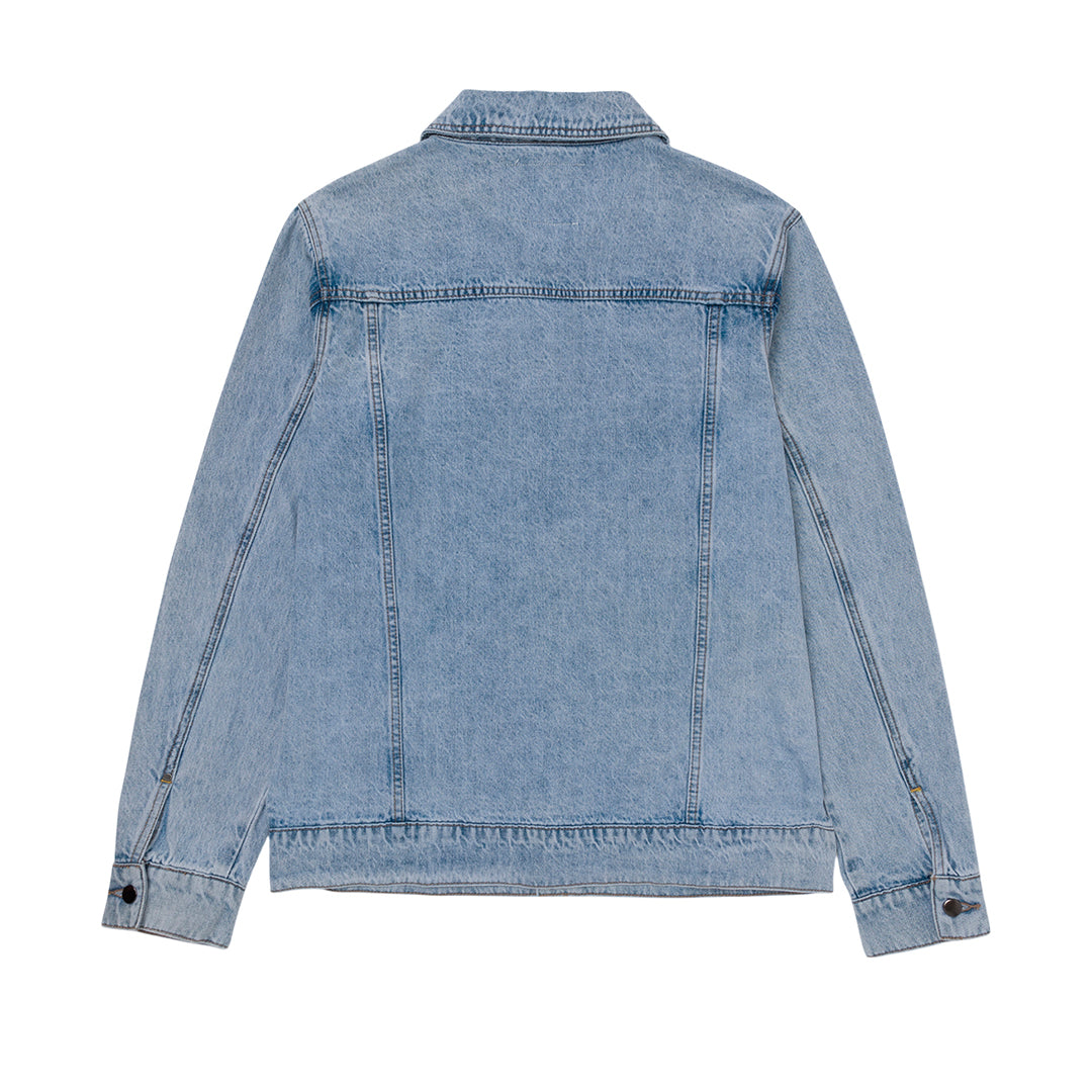Jacket Denim Work para hombre color celeste
