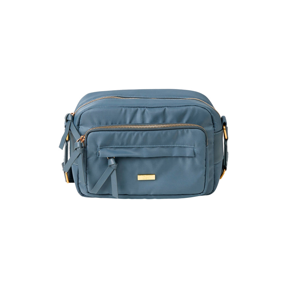 Bolso Regular Crossbody para hombre color celeste