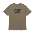 Camiseta Cat Logo para hombre color olivo