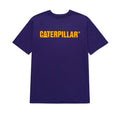Camiseta Caterpillar Logo para hombre color morado