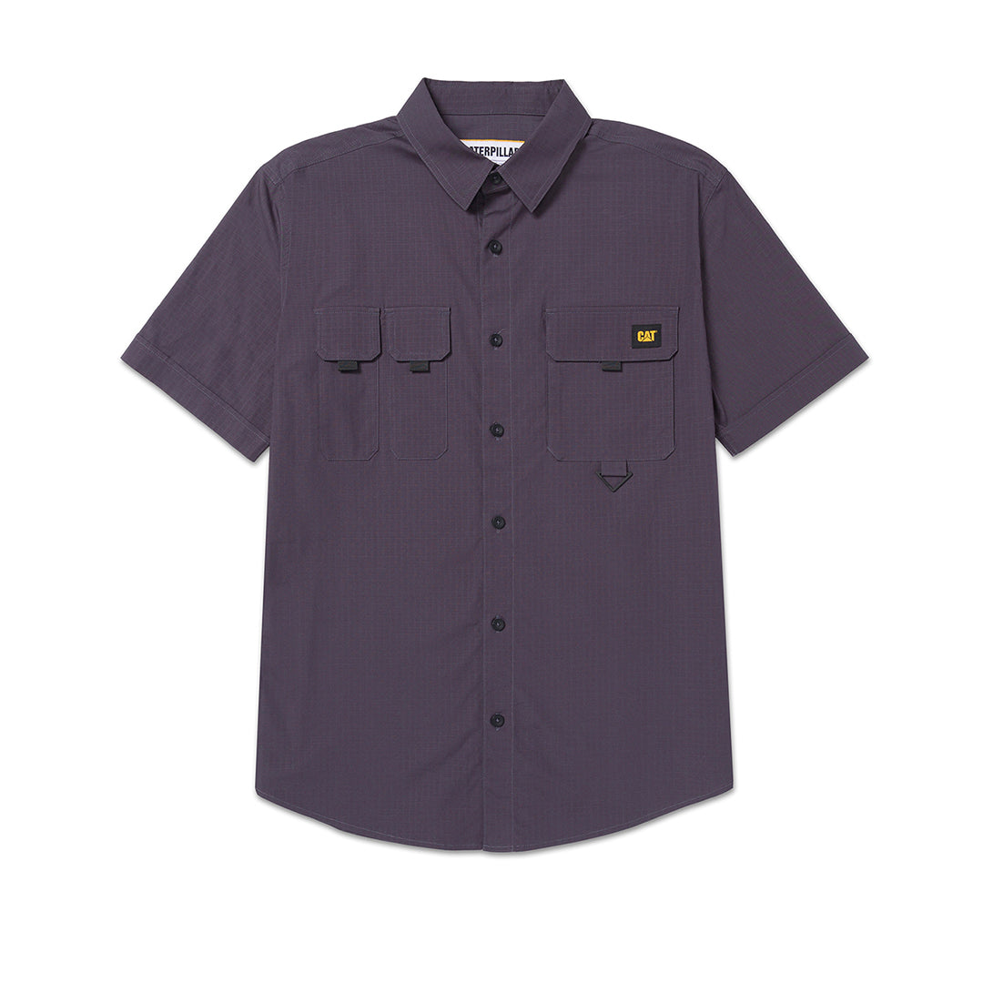 Camisa Utility para hombre color morado