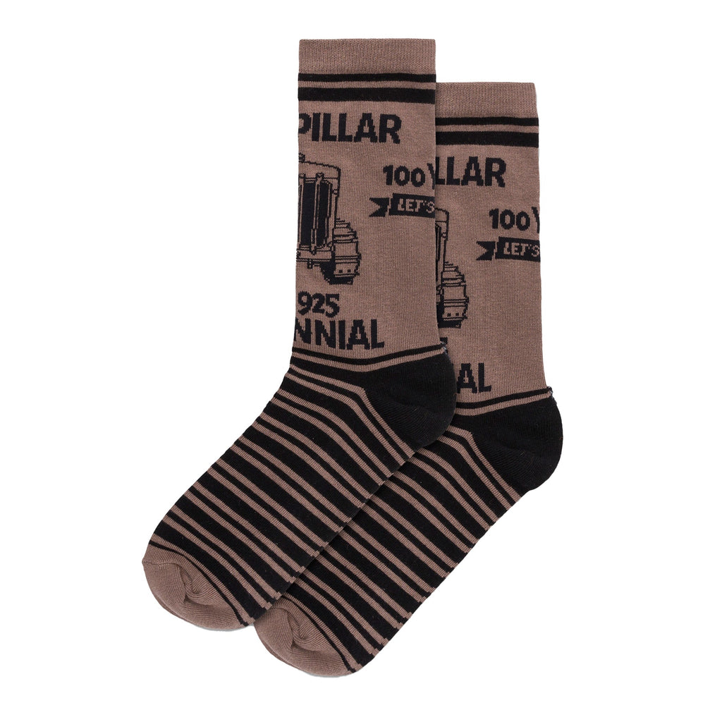 Calcetines Aop Crew unisex color café