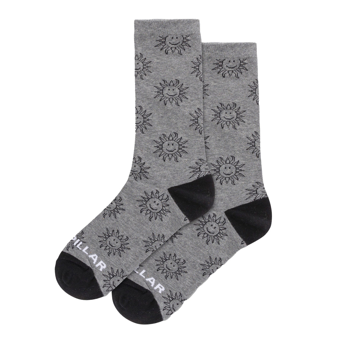 Calcetines Aop Crew unisex color gris