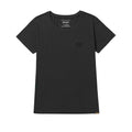 Camiseta Cat Logo para mujer color negro