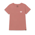 Camiseta Cat Logo para mujer color rosado