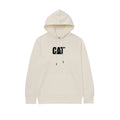 Hoodie Fleece Cat Logo para hombre color blanco