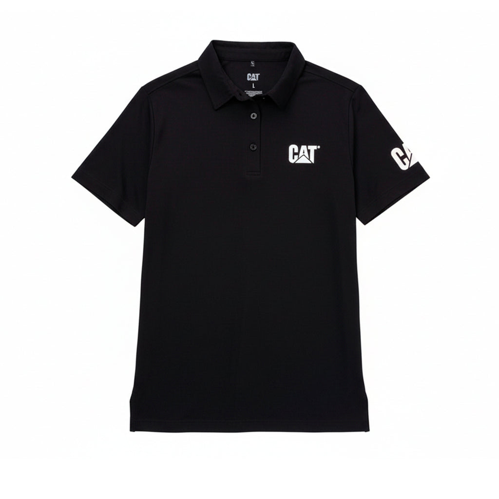 Camisa polo Cooling Lightweight para hombre color negro
