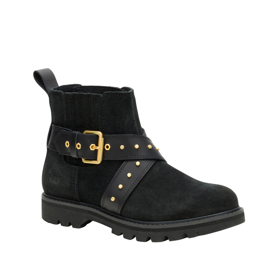 Botas Grader Embellish Chelsea para mujer color negro