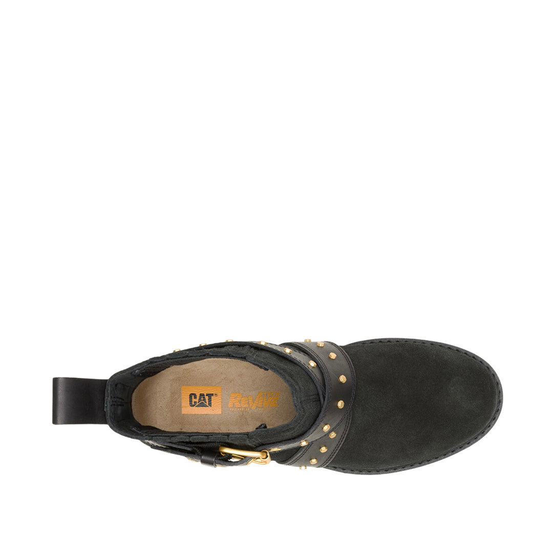 Botas Grader Embellish Chelsea para mujer color negro
