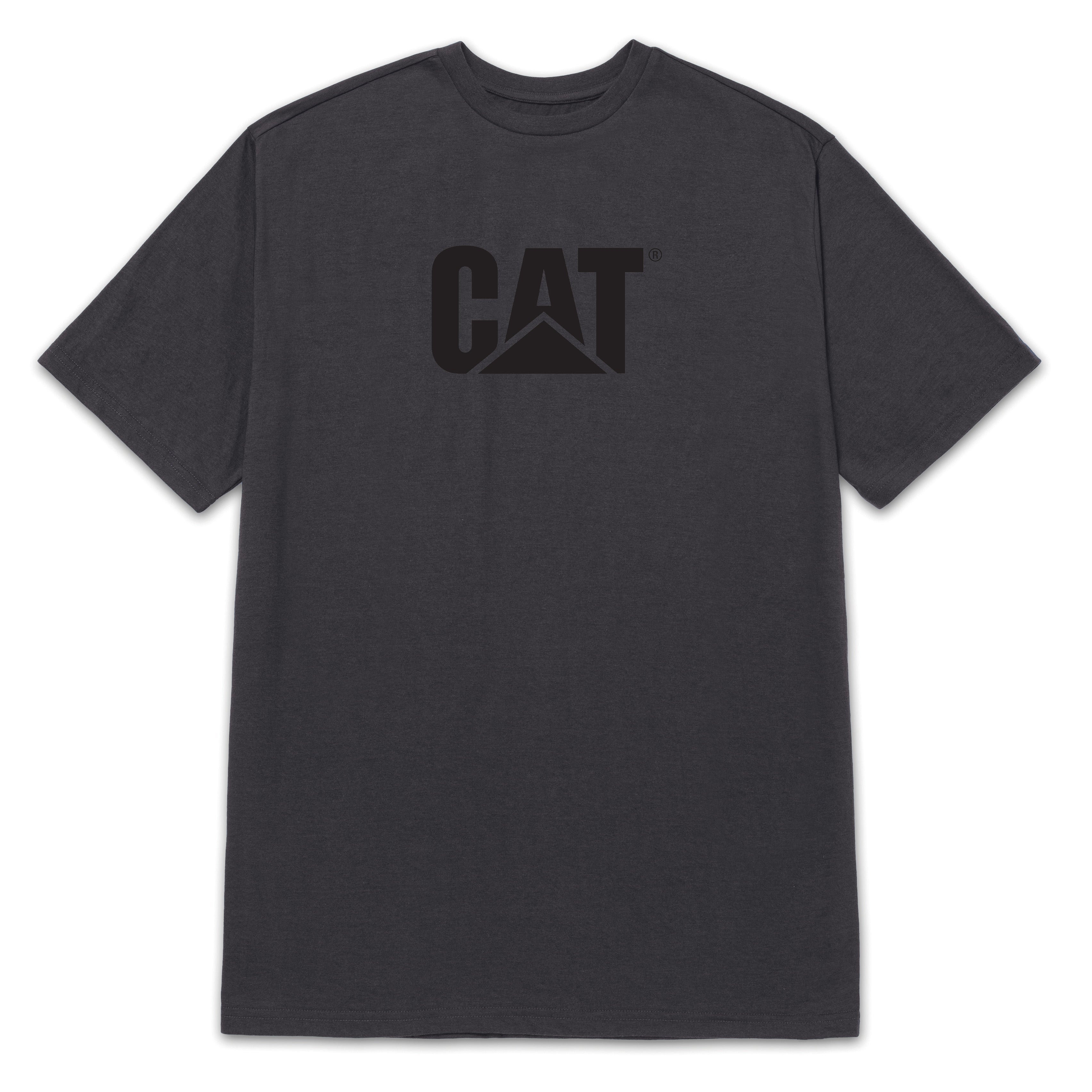 Camiseta Cat Logo para hombre color negro