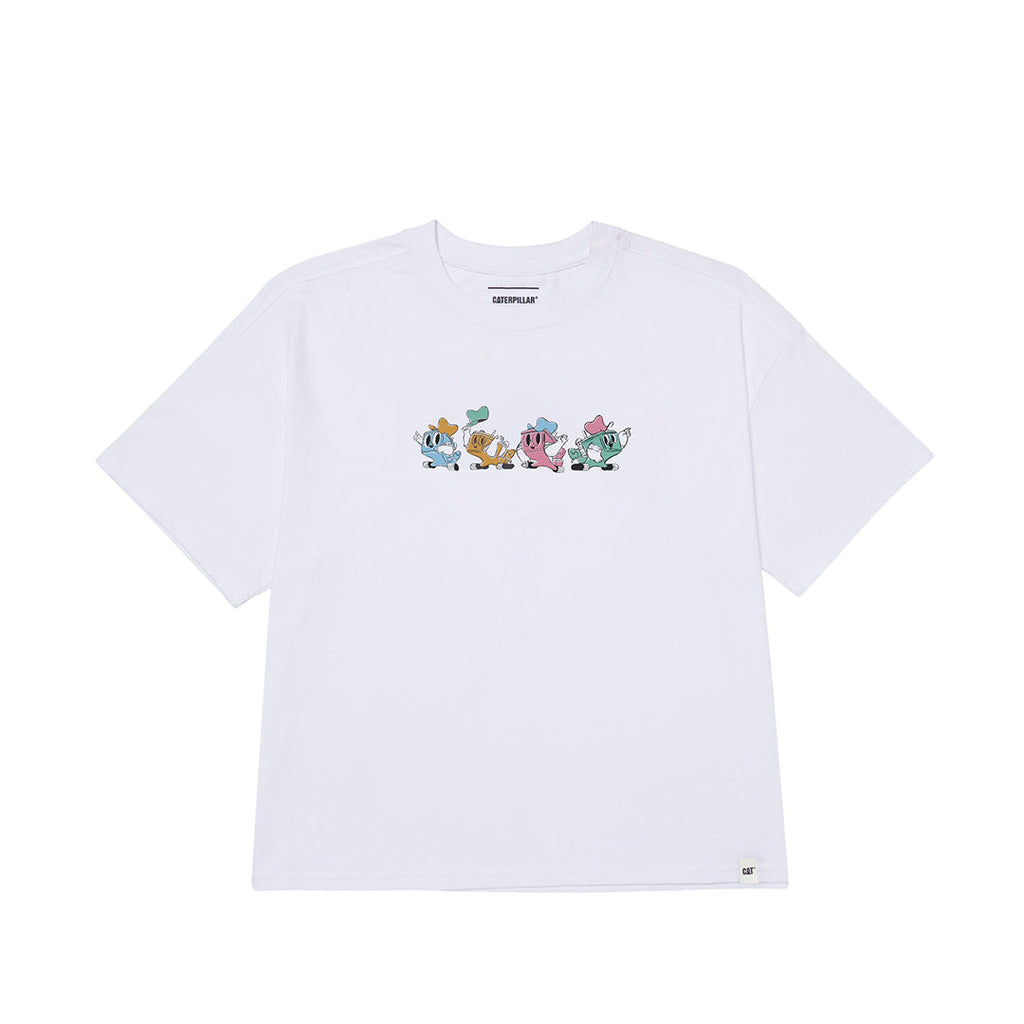 Camiseta Danny Boxy para mujer color blanco