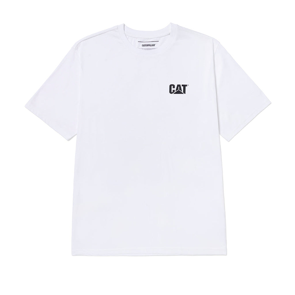 Camiseta Cat para hombre color blanco