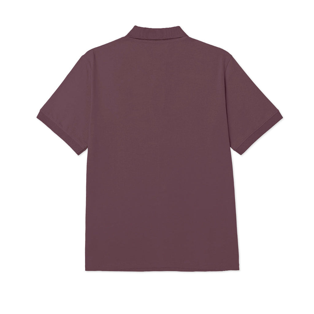 Camisa polo Cat Logo para hombre color vino