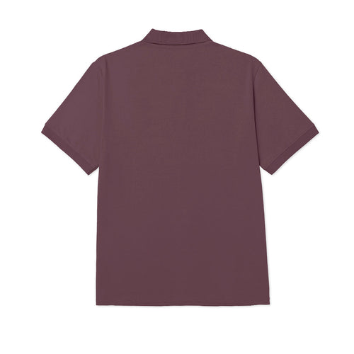 Camisa polo Cat Logo para hombre color vino