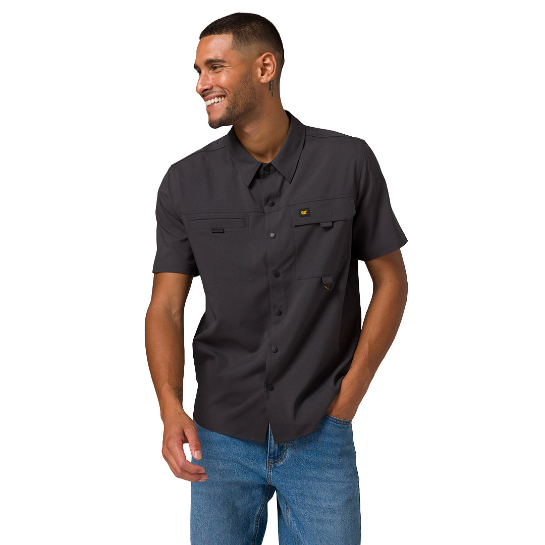 Camisa Lightweight Tech para hombre color negro