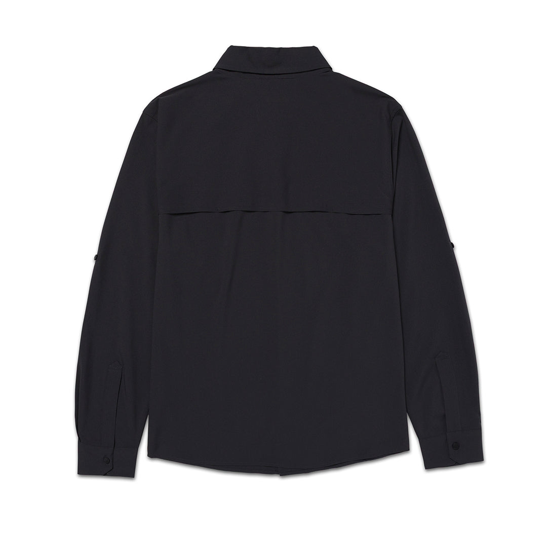 Camisa Tech para hombre color negro