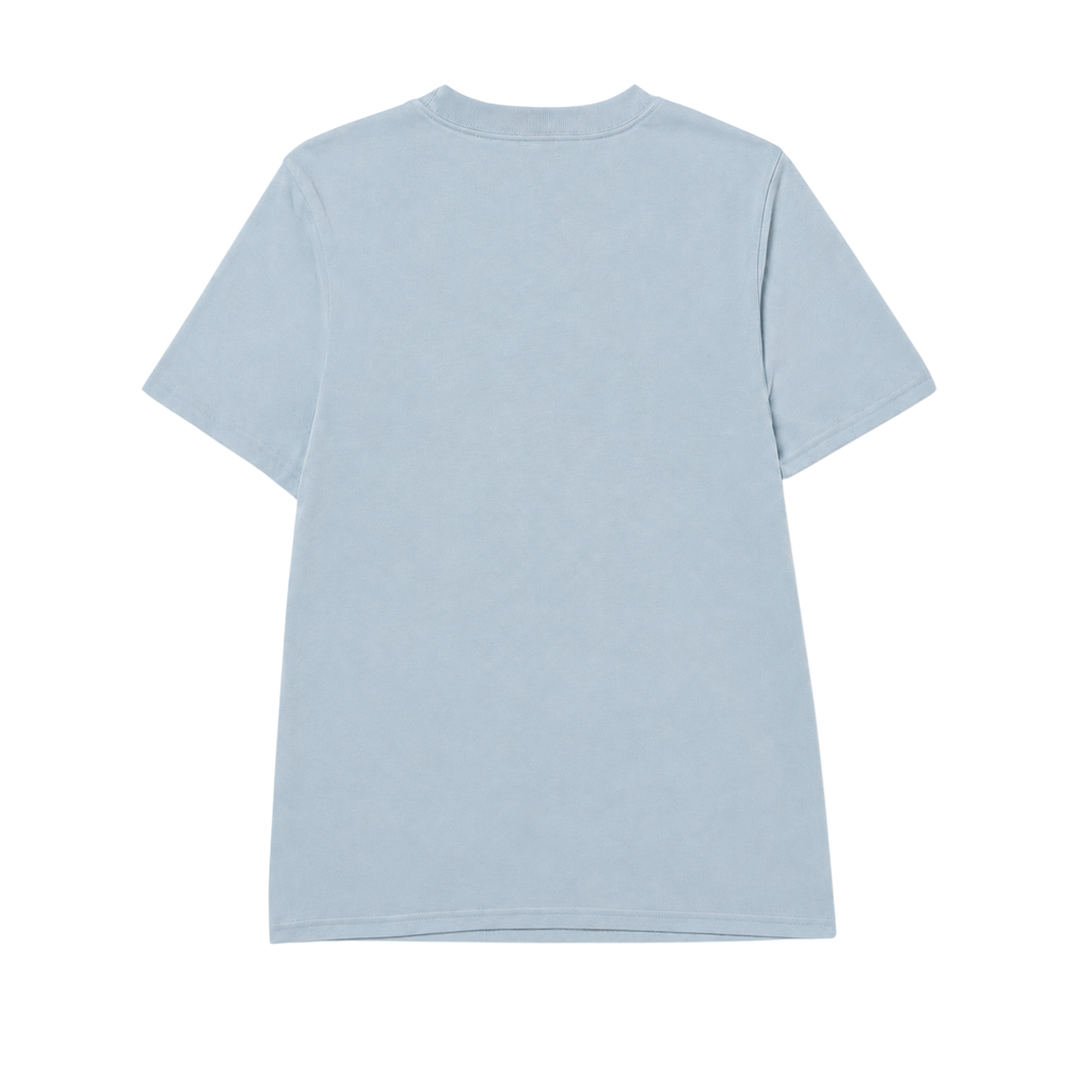 Camiseta Cat Logo para mujer color celeste