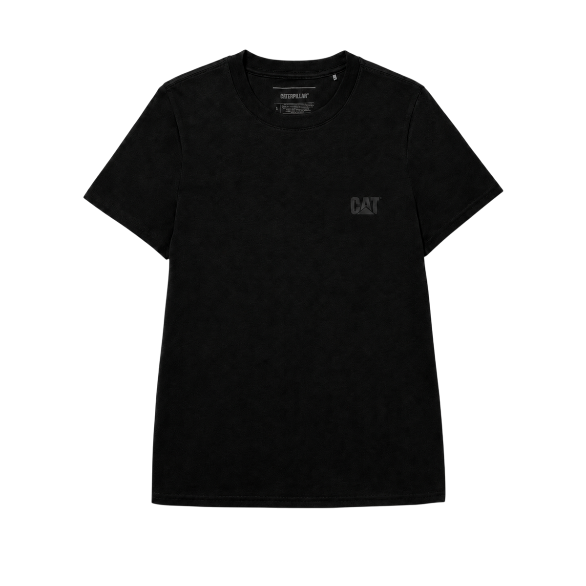 Camiseta Cat Logo para mujer color negro