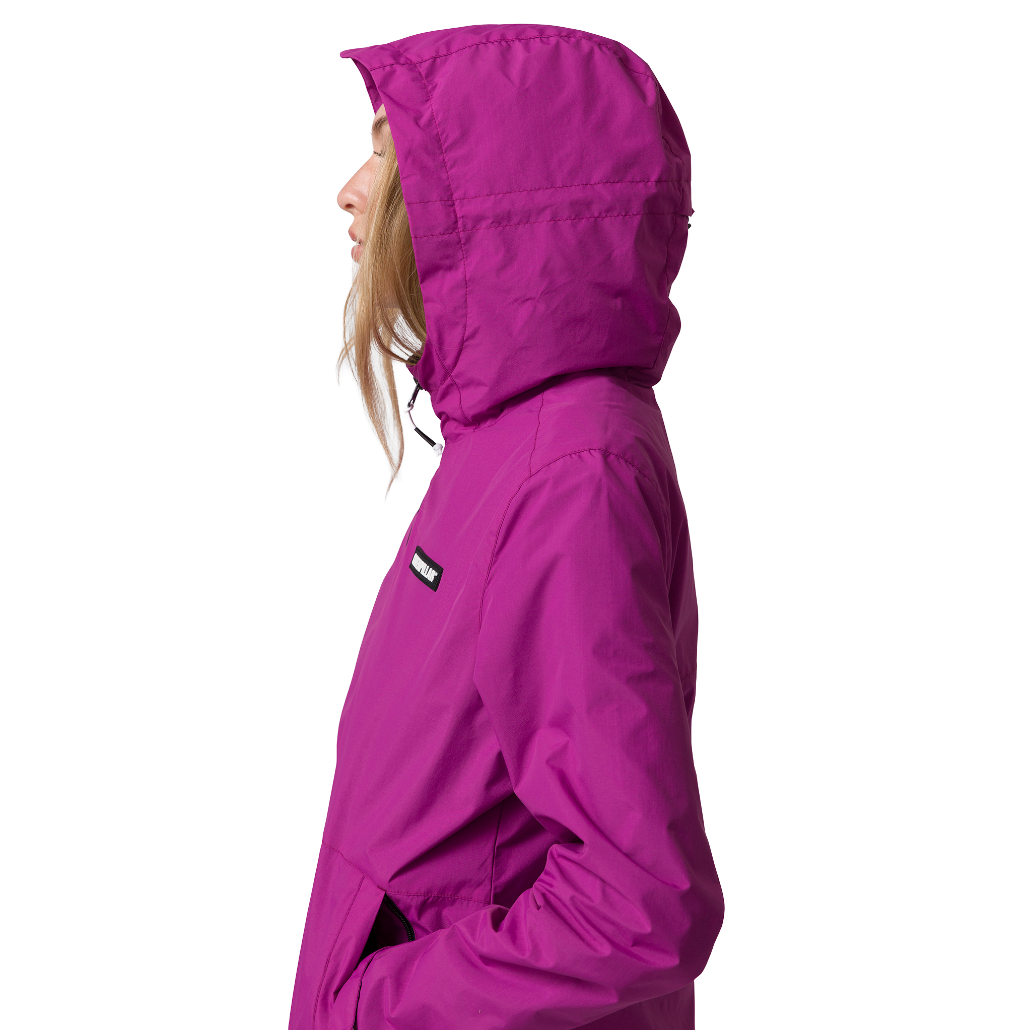 Jacket Rain para mujer color morado