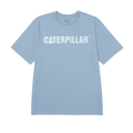 Camiseta Caterpillar Logo para hombre color celeste