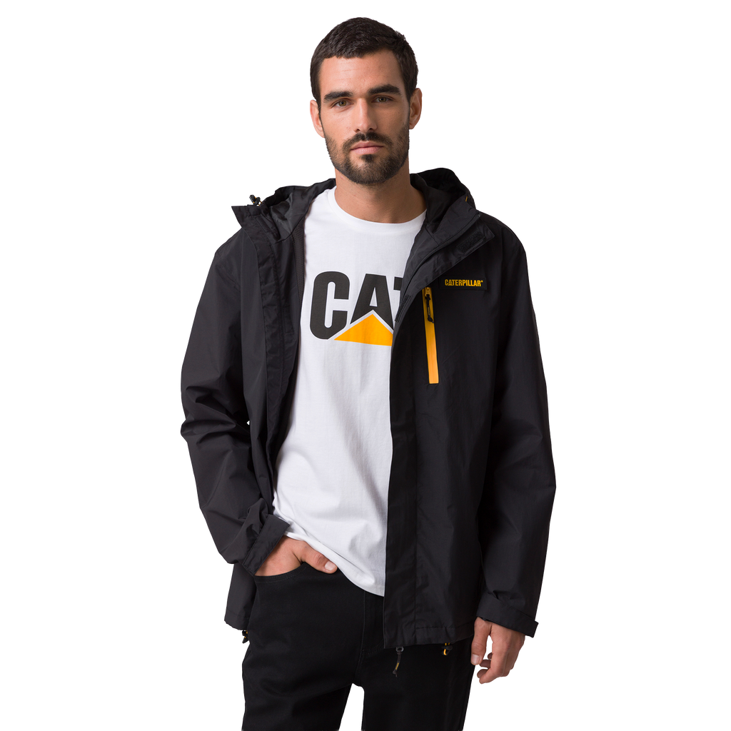 Jacket Rain para hombre color negro