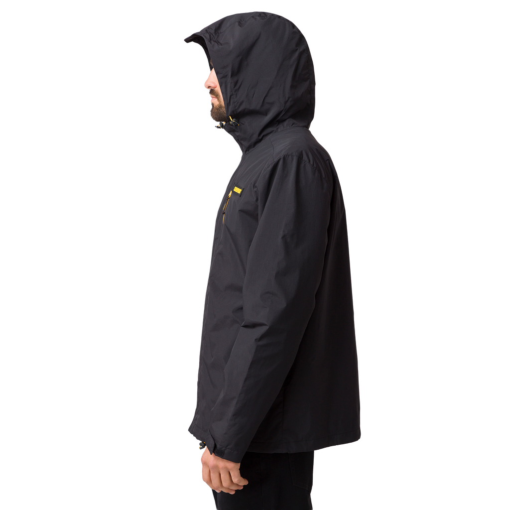 Jacket Rain para hombre color negro