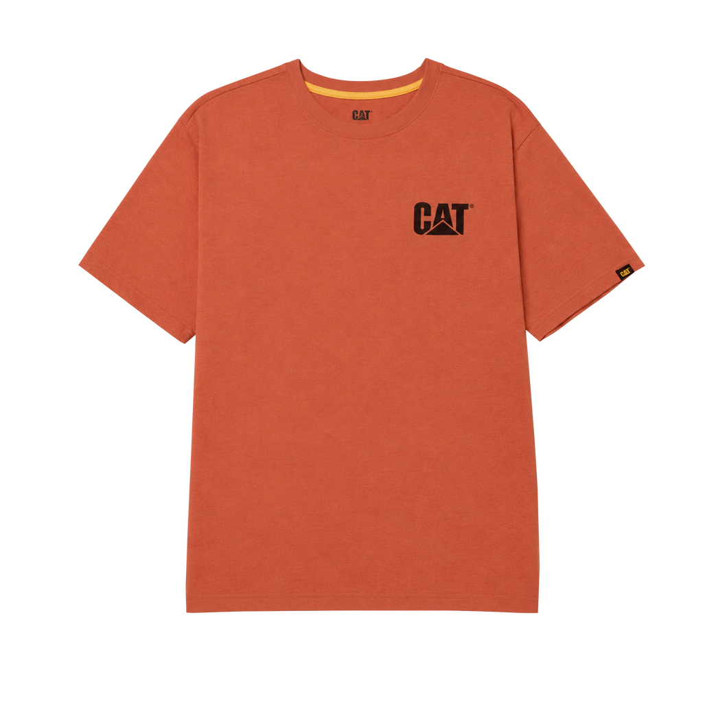 Camiseta Logo para hombre color anaranjado