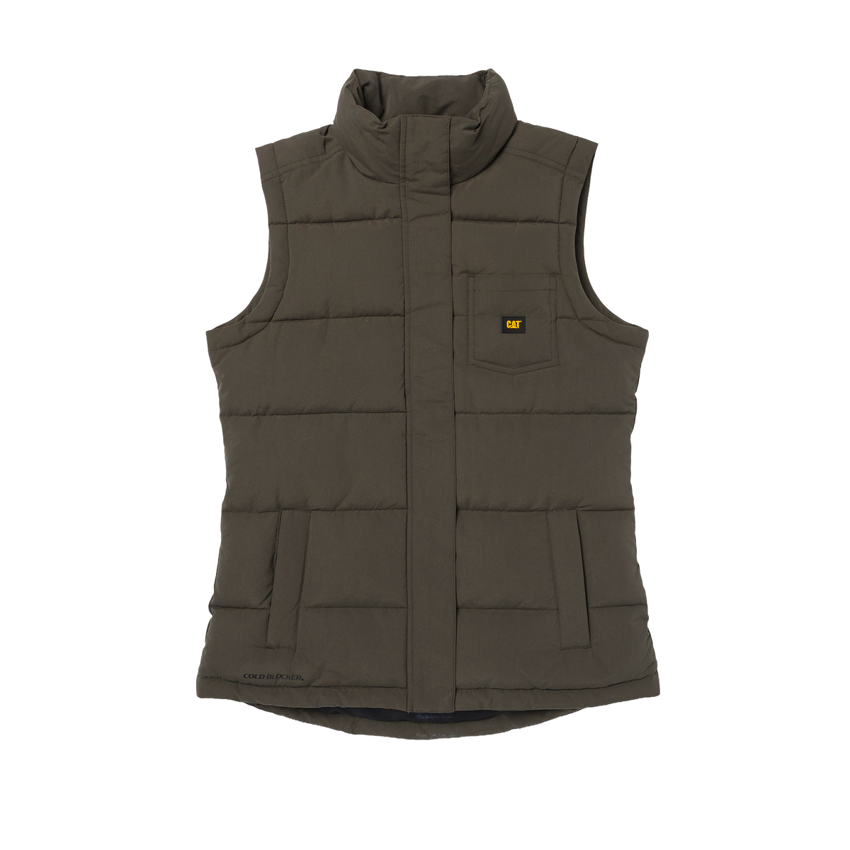 Chaleco Caterpillar para mujer color olivo