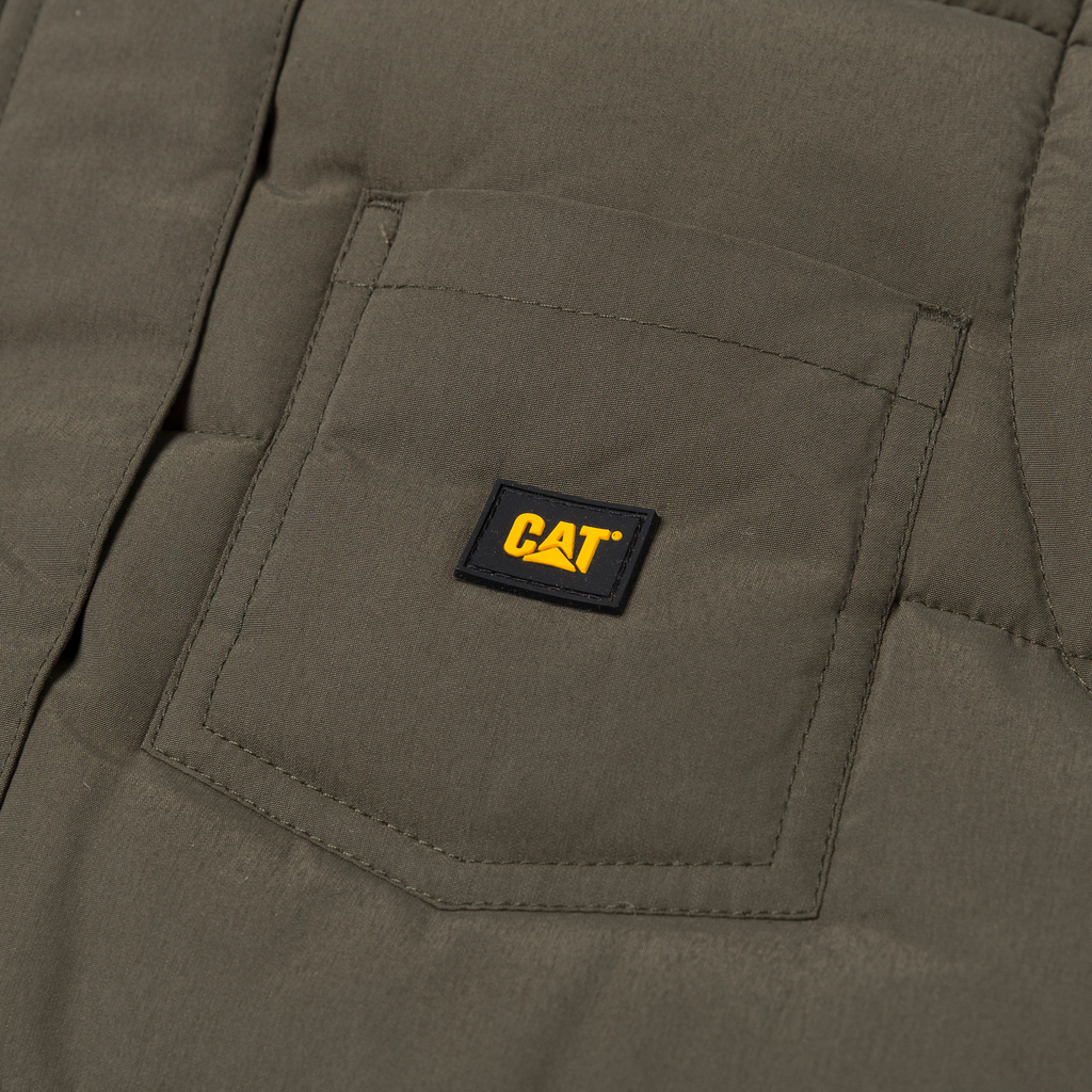 Chaleco Caterpillar para mujer color olivo